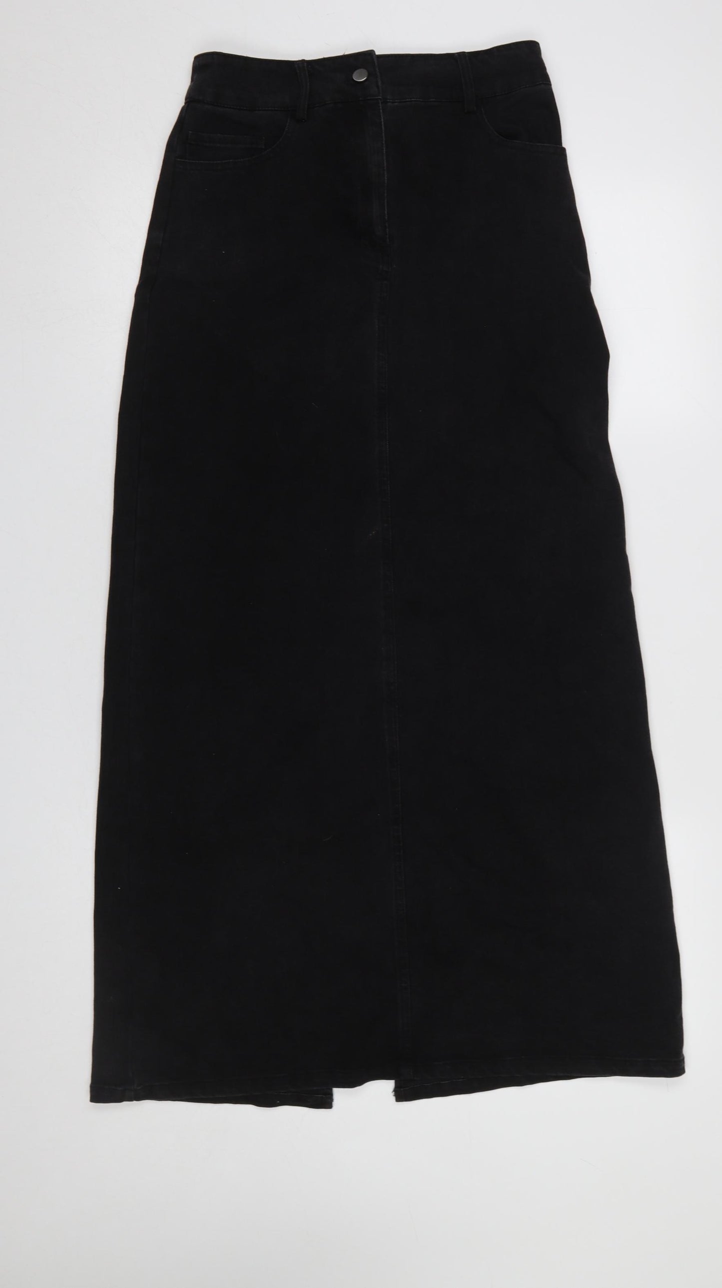 Vero Moda Women’s Black Long Denim High Waist Skirt XS