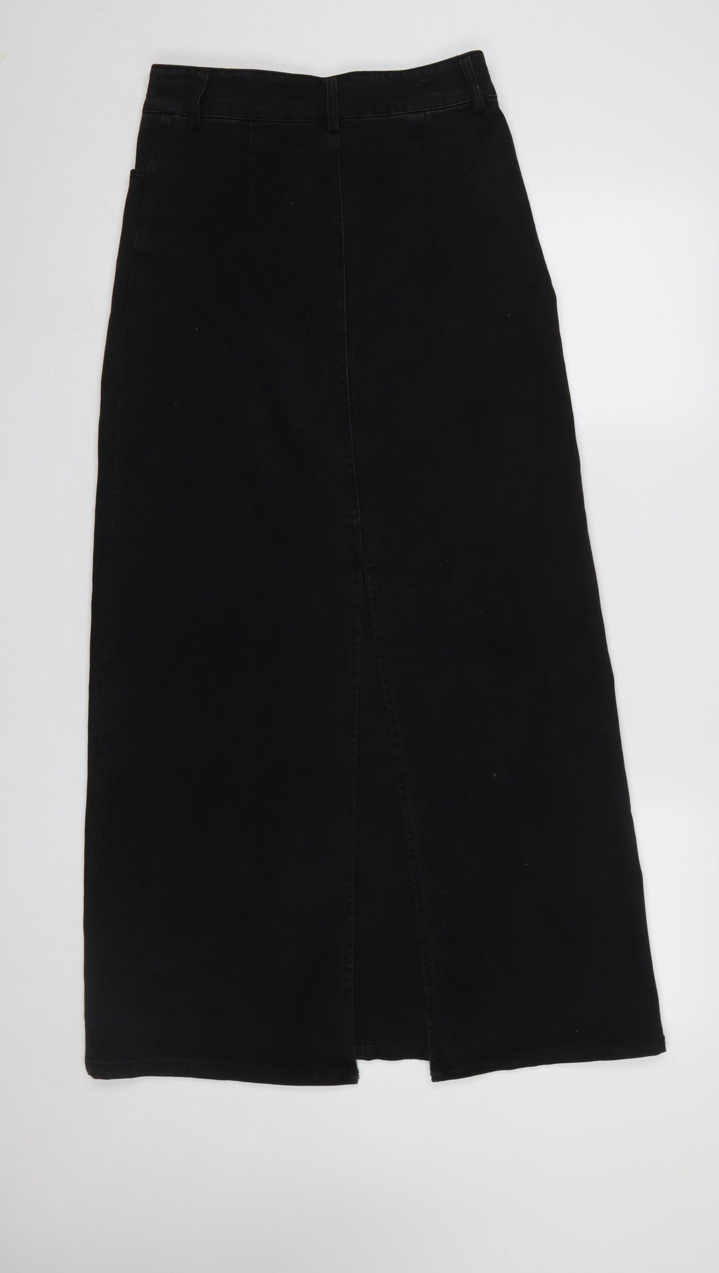 Vero Moda Women’s Black Long Denim High Waist Skirt XS