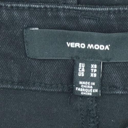Vero Moda Women’s Black Long Denim High Waist Skirt XS