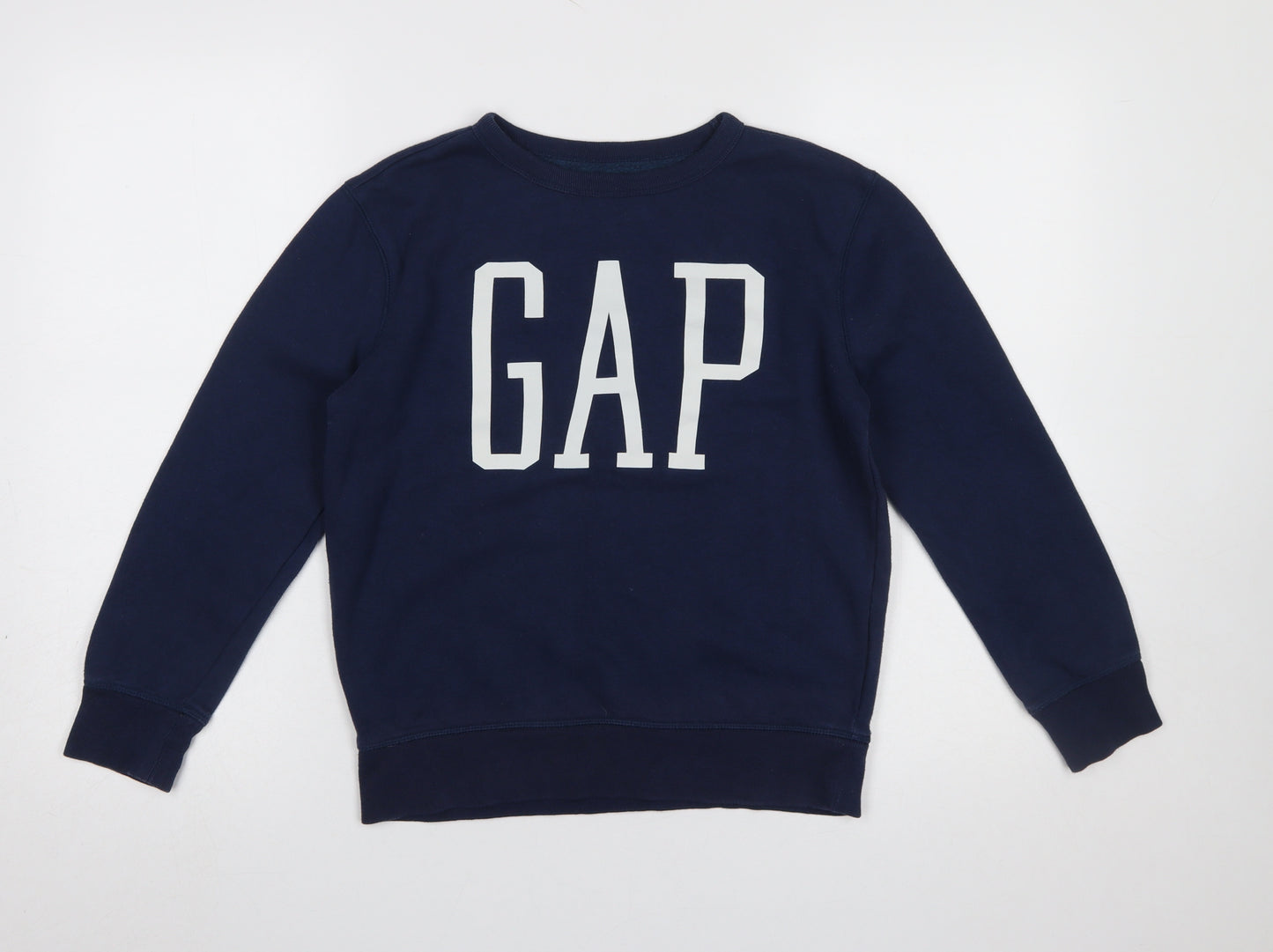GAP Kids Girls Blue Logo Pullover Sweatshirt Size 10-11 Years