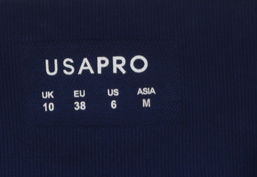USA Pro Women's Blue Ombre Seamless Biker Shorts Size 10