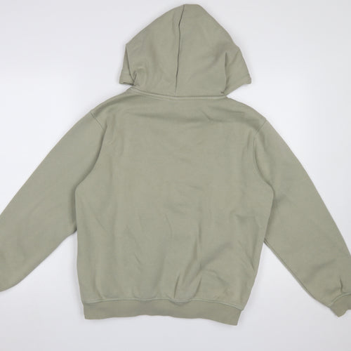 H&M Women’s Beige Coca-Cola Embroidered Pullover Hoodie XS