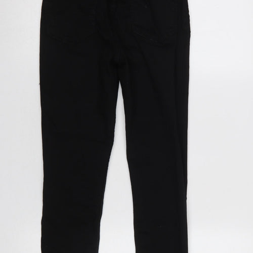 Zara Women's Black Skinny Jeans Size 10 High Rise Slim Fit