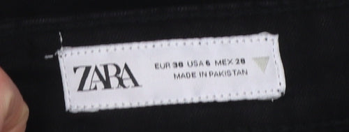 Zara Women's Black Skinny Jeans Size 10 High Rise Slim Fit