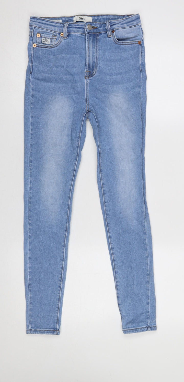 Diesel Women's Blue Skinny Jeans Size 8 Regular Fit Denim
