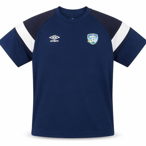 Umbro Men's Blue Football Training T-Shirt Size L Short Sleeve