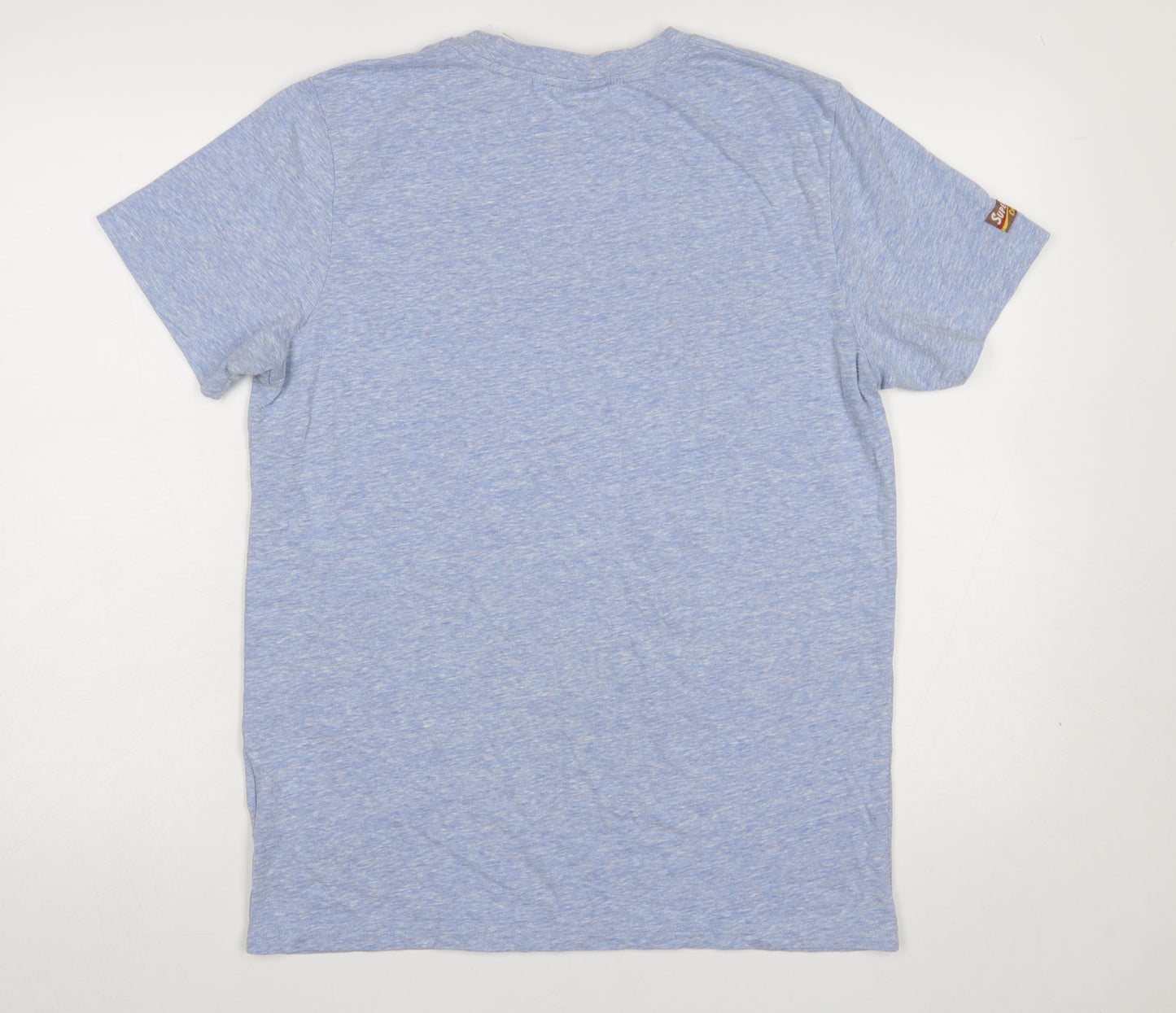 Superdry Men Blue California Graphic Crew Neck T-Shirt Size M