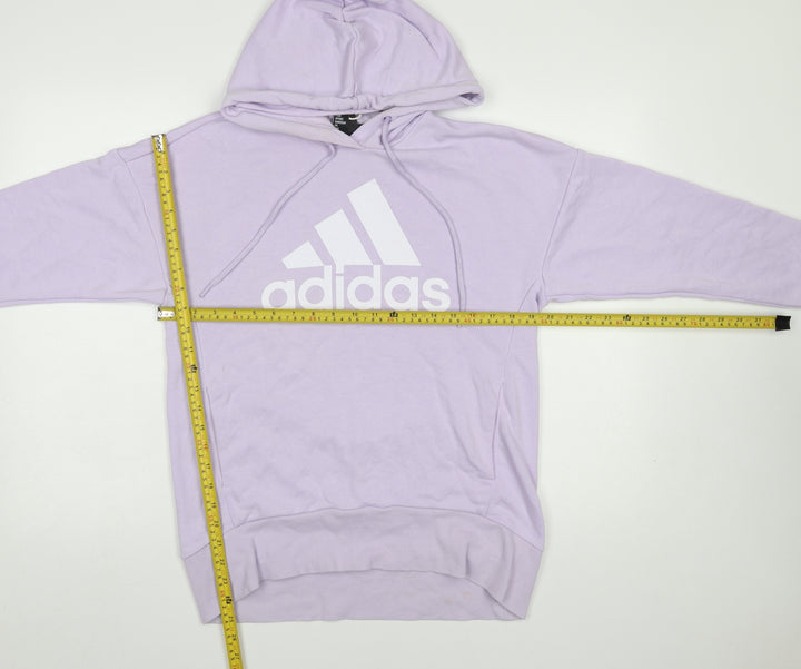 Adidas Women’s Purple Hooded Pullover Sweatshirt Size S 8-10 Cotton Blend