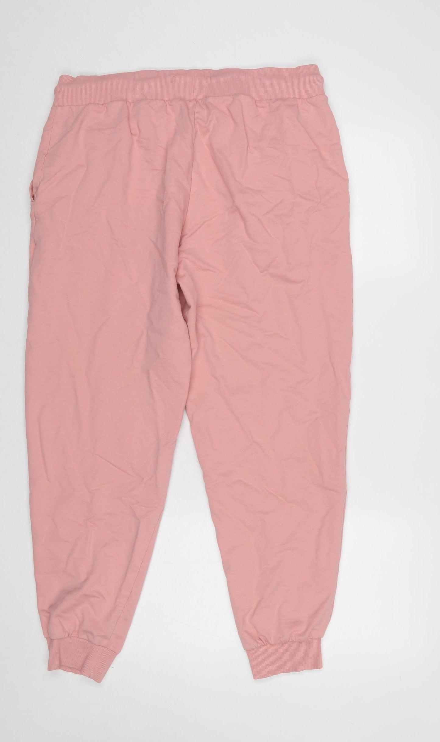 Tokyo Laundry Womens Pink Joggers Size 14 Regular Fit Casual Trousers