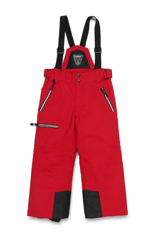 Killtec Boys Red Waterproof Snow Pants Size 8 Insulated Ski Trousers