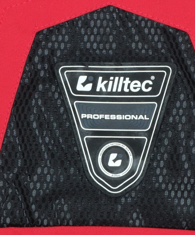 Killtec Boys Red Waterproof Snow Pants Size 8 Insulated Ski Trousers