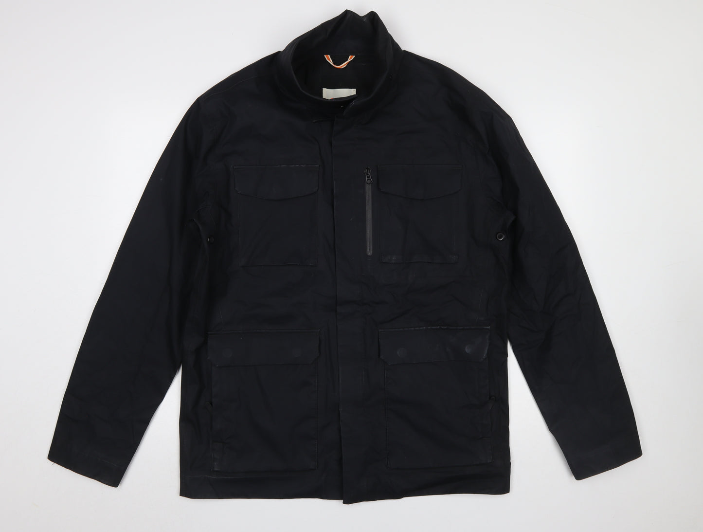SWIMS Men's Black Waterproof Windproof Rain Jacket Size L