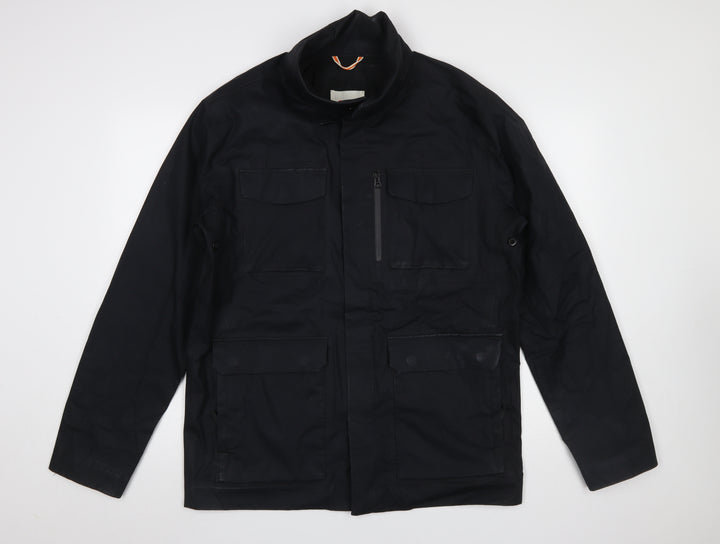 SWIMS Men's Black Waterproof Windproof Rain Jacket Size L
