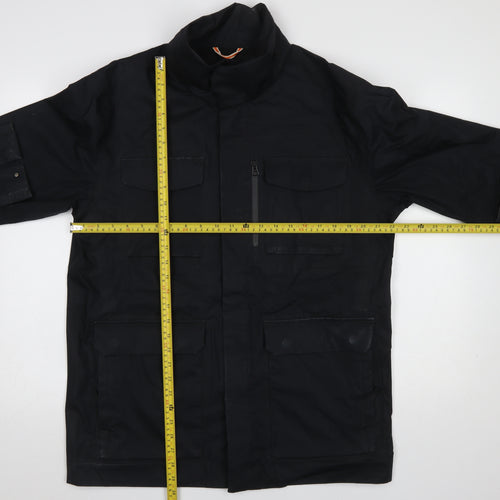 SWIMS Men's Black Waterproof Windproof Rain Jacket Size L