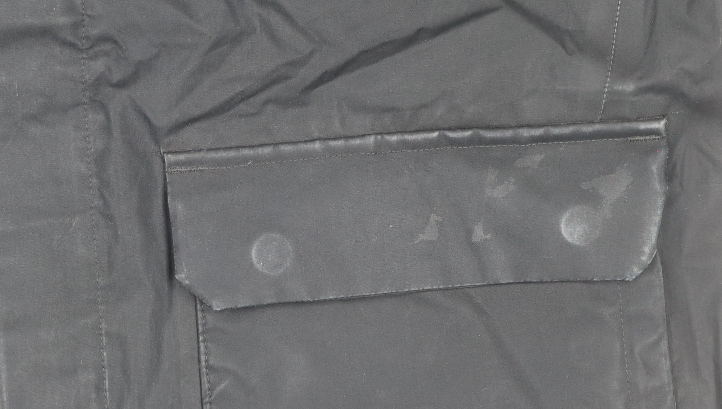 SWIMS Men's Black Waterproof Windproof Rain Jacket Size L