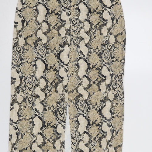 H&M Women’s Beige Snake Print Pencil Skirt Size M