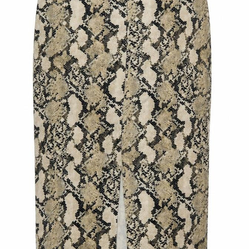 H&M Women’s Beige Snake Print Pencil Skirt Size M
