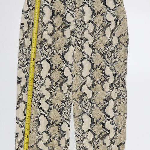 H&M Women’s Beige Snake Print Pencil Skirt Size M