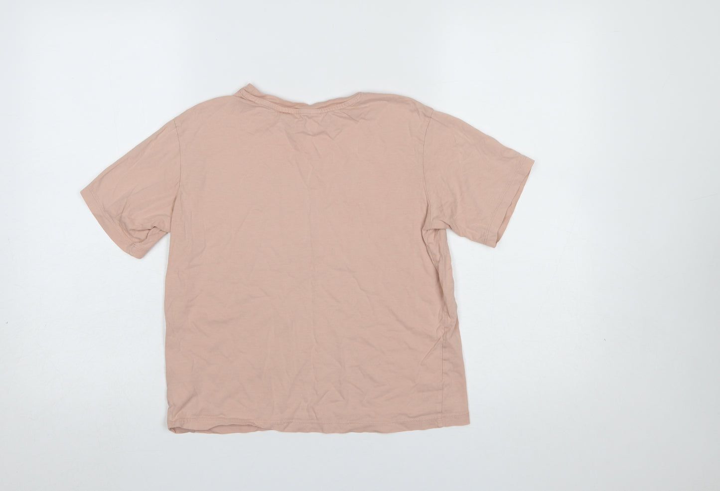 H&M Girls Pink Amazing Together Graphic Cotton T-Shirt 8-10 Years