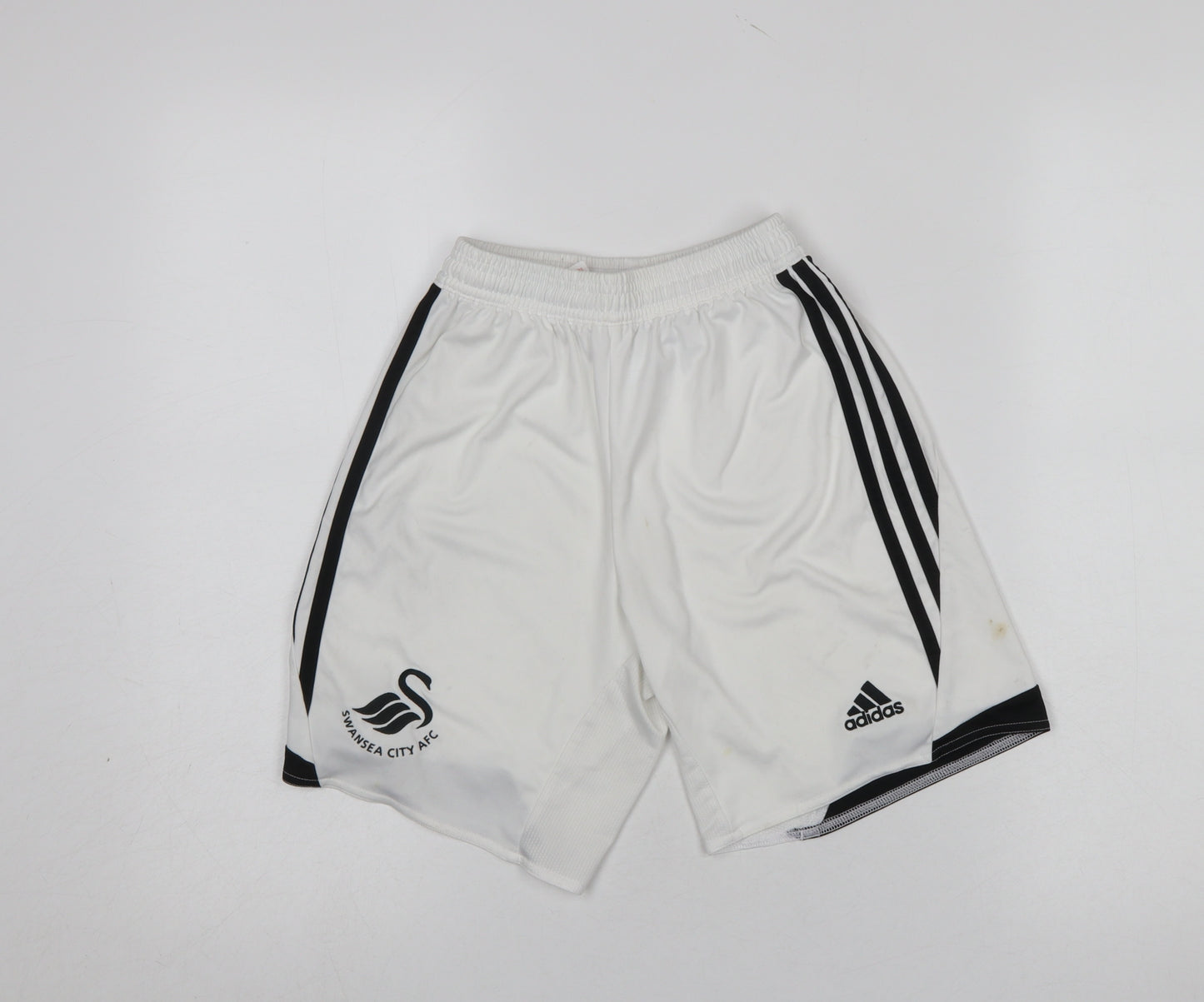 Adidas Boys White Athletic Football Shorts 12 Years Soccer Training