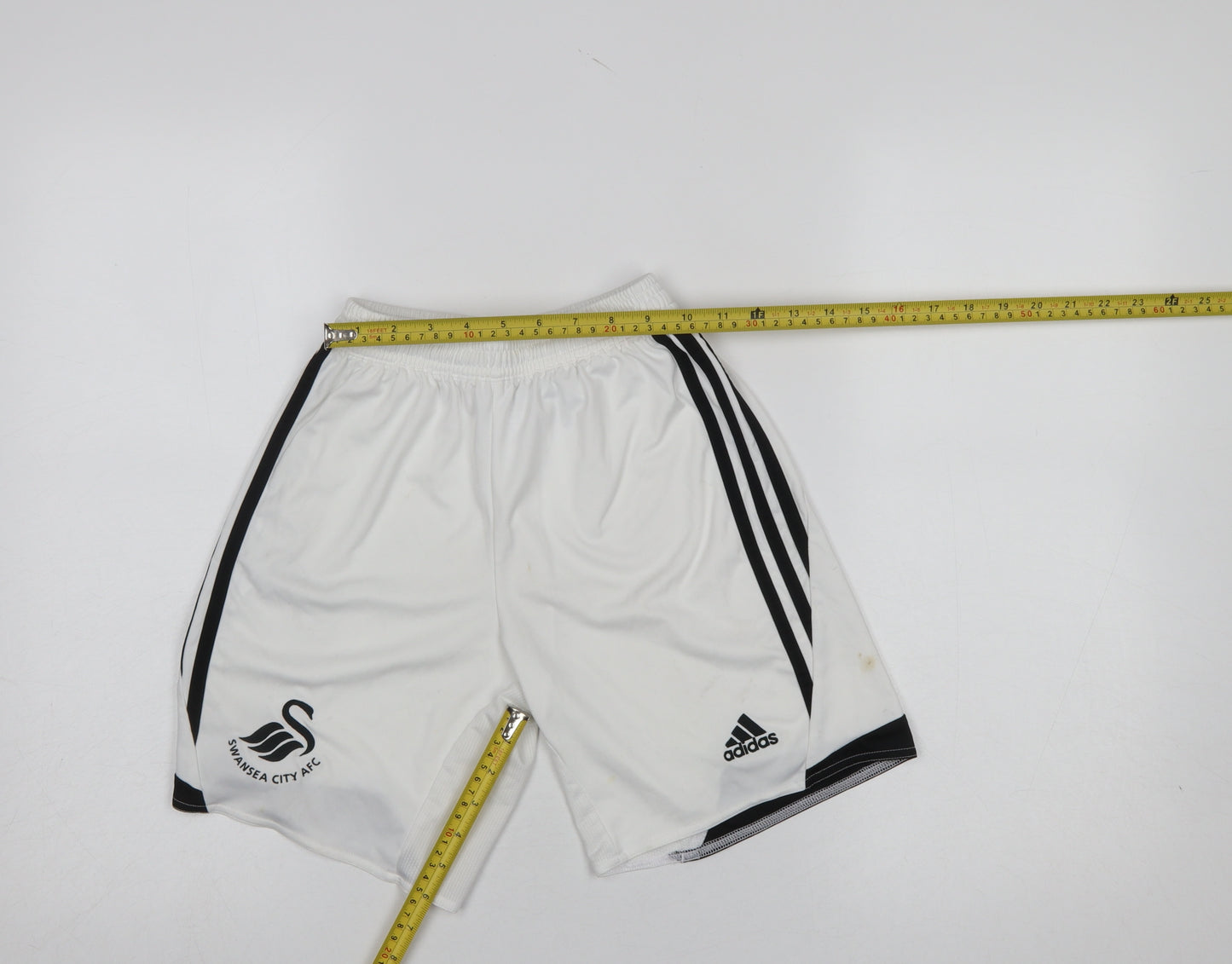 Adidas Boys White Athletic Football Shorts 12 Years Soccer Training