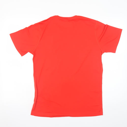 Ronhill Men's Red Short Sleeve Running T-Shirt Medium Polyester