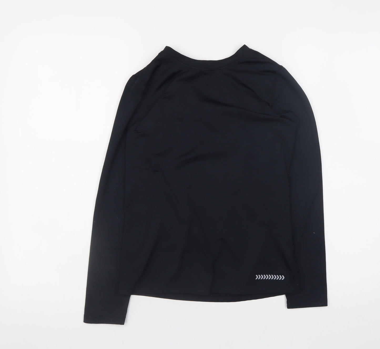 Dunnes Stores Girls Black Long Sleeve Active T-Shirt 10-11 Years