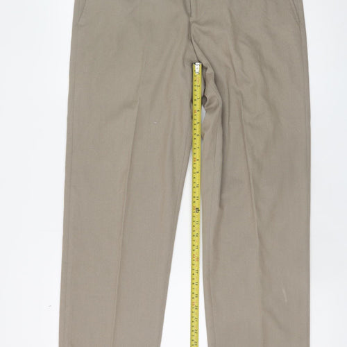 St. Bernard for Dunnes Stores Men's Beige 34W 31L Regular Fit Chino Trousers