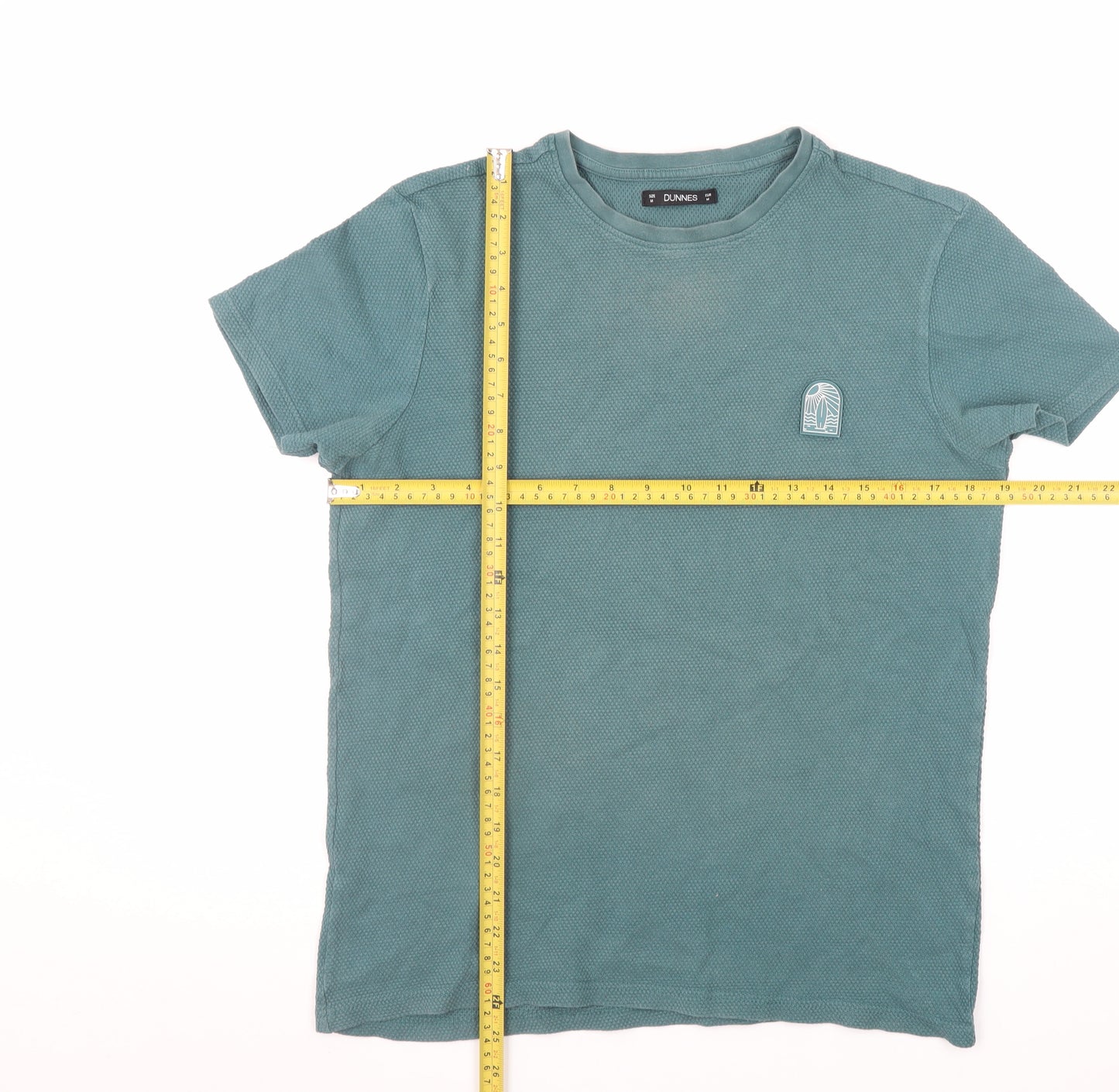 Dunnes Men’s Green Short Sleeve Crew Neck Cotton T-Shirt M