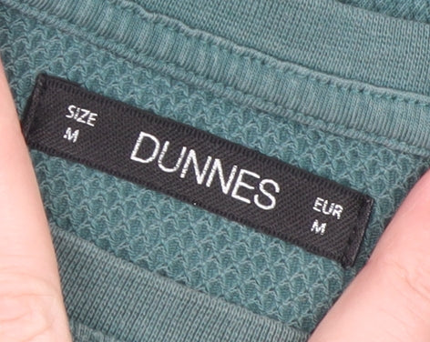 Dunnes Men’s Green Short Sleeve Crew Neck Cotton T-Shirt M
