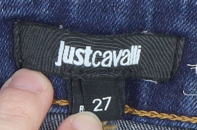 Just Cavalli Men's Blue Slim Skinny Denim Jeans 27in Waist