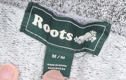 Roots Men's Grey Regular Fit Fleece Sweatpants M
