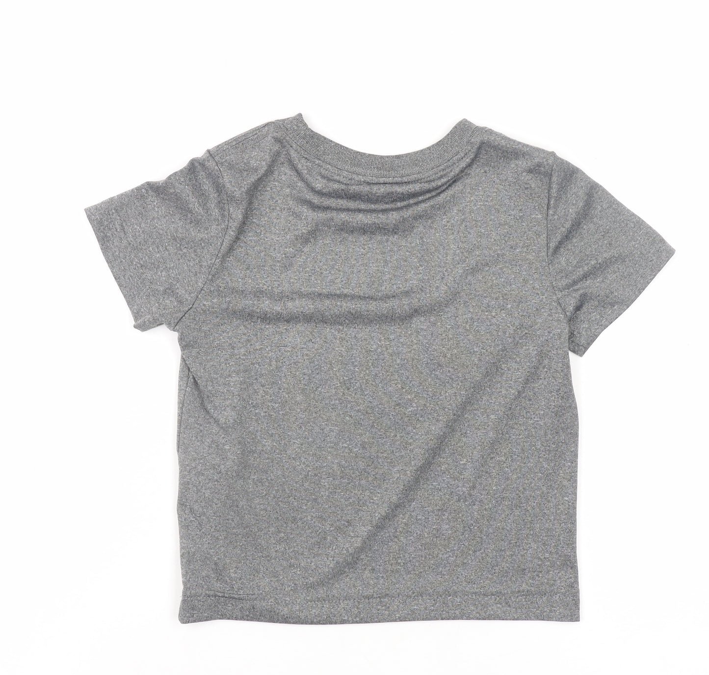 Nike Girls Grey Dri-FIT Short Sleeve Active T-Shirt 2-3 Years