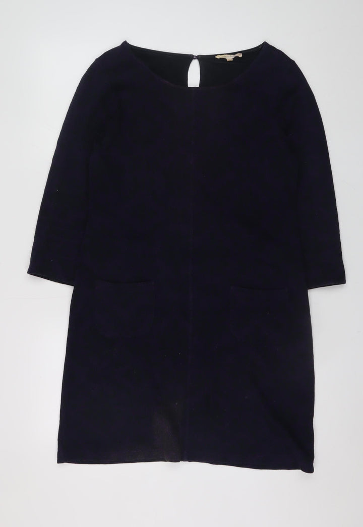 White Stuff Women’s Purple Geometric Shift Dress Size 10