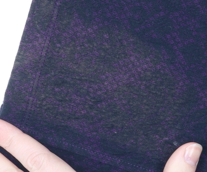 White Stuff Women’s Purple Geometric Shift Dress Size 10