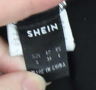 SHEIN Women's Black Butterfly Graphic T-Shirt Size S