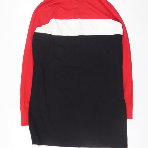 FILA Womens Multicoloured XS T-Shirt Dress Long Sleeve Cotton