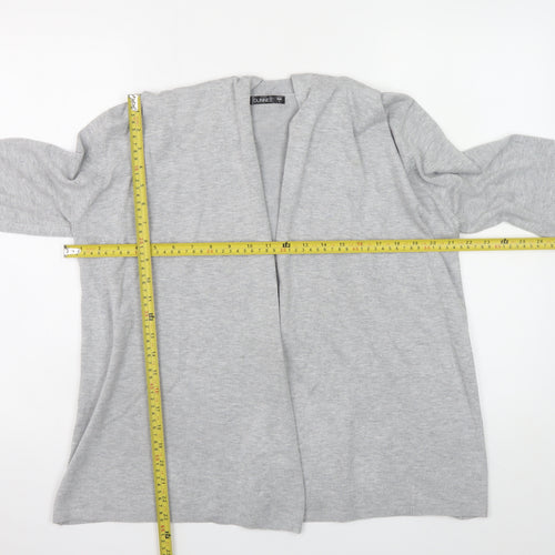 Dunnes Women’s Grey Long Sleeve Open Cardigan Size L