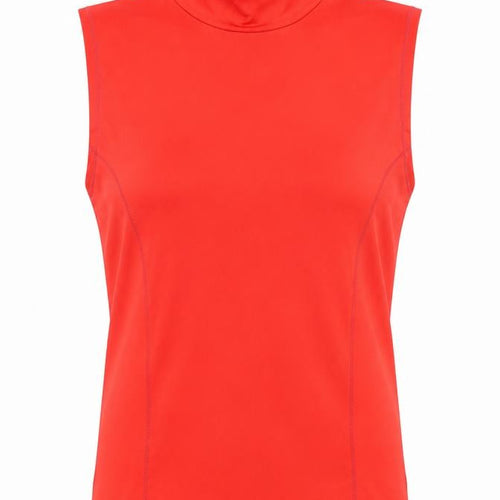 Callaway Men’s Red Sleeveless Roll Neck Athletic Golf T-Shirt Size L