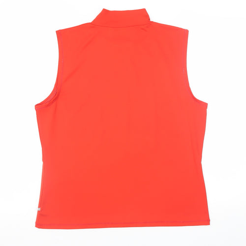 Callaway Men’s Red Sleeveless Roll Neck Athletic Golf T-Shirt Size L