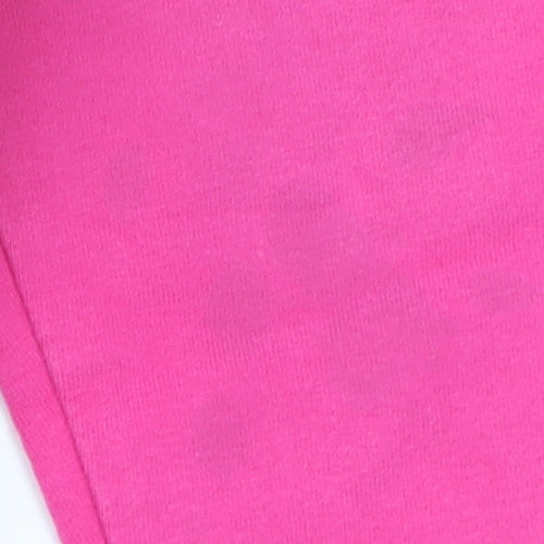 Next Girls Pink Cotton Stretch Leggings 18-24 Months