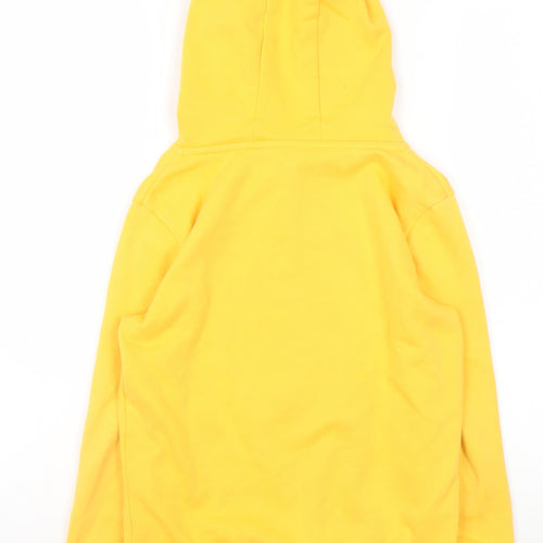 Dunnes Stores Boys Yellow Football Graphic Pullover Hoodie 9-10 Years