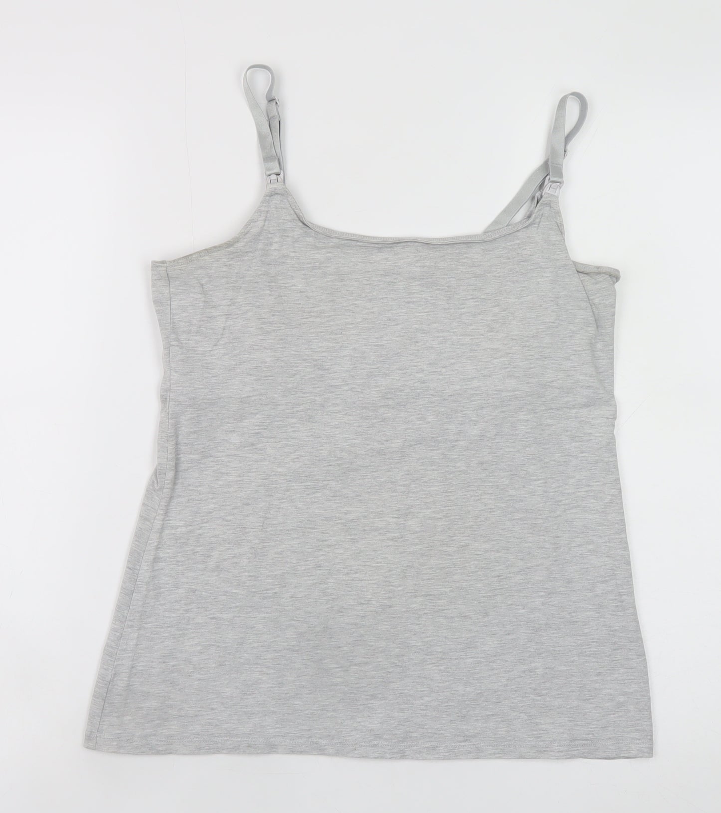 H&M Mama Grey Maternity Camisole Tank Top Women's Size 12