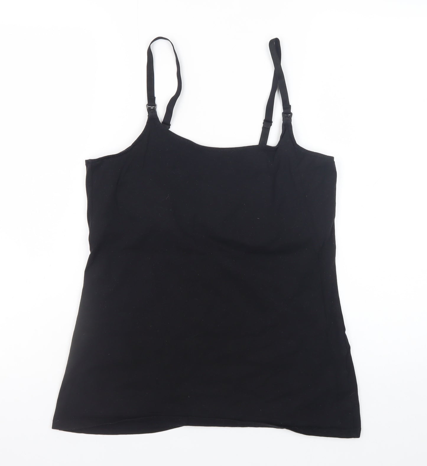 H&M Women's Black Organic Cotton Camisole Top Size M