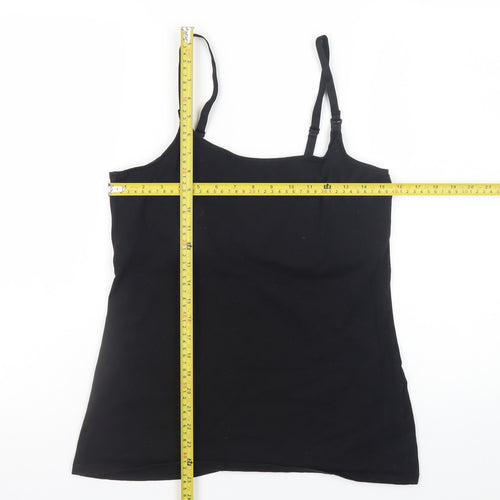 H&M Women's Black Organic Cotton Camisole Top Size M