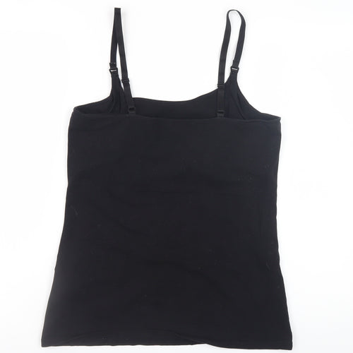 H&M Women's Black Organic Cotton Camisole Top Size M