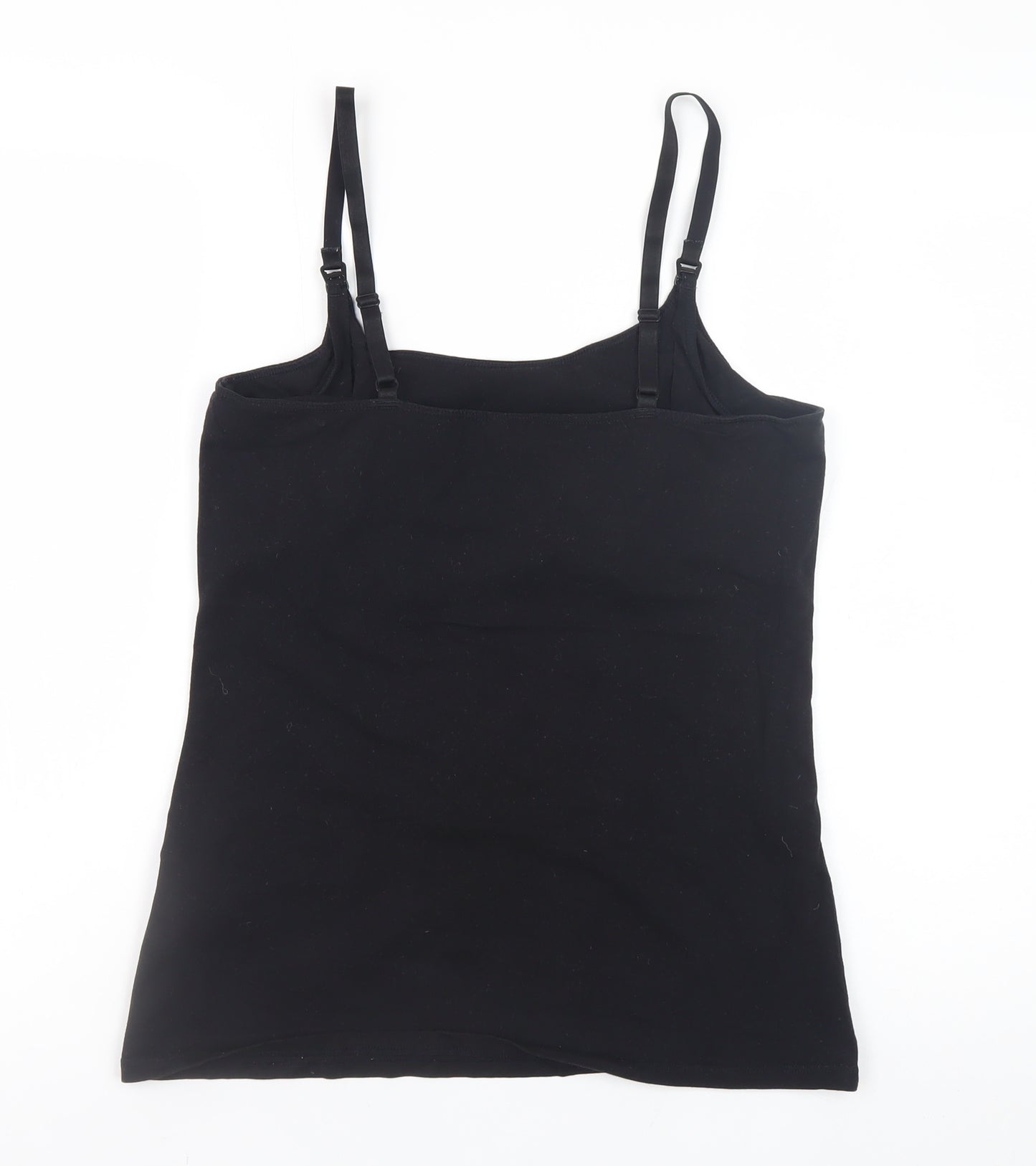 H&M Women's Black Organic Cotton Camisole Top Size M