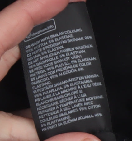 H&M Women's Black Organic Cotton Camisole Top Size M