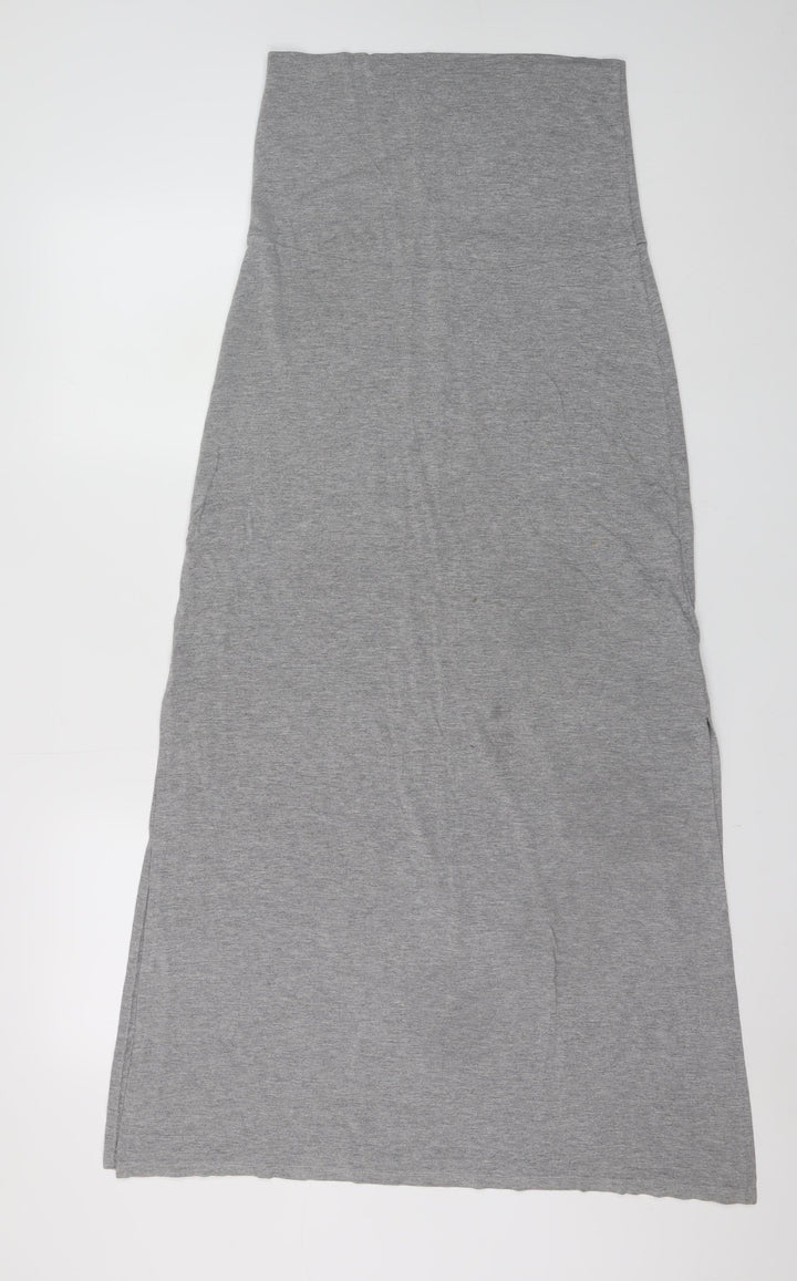 Séraphine Womens Grey Maternity Maxi Dress XS Long Jersey Stretch