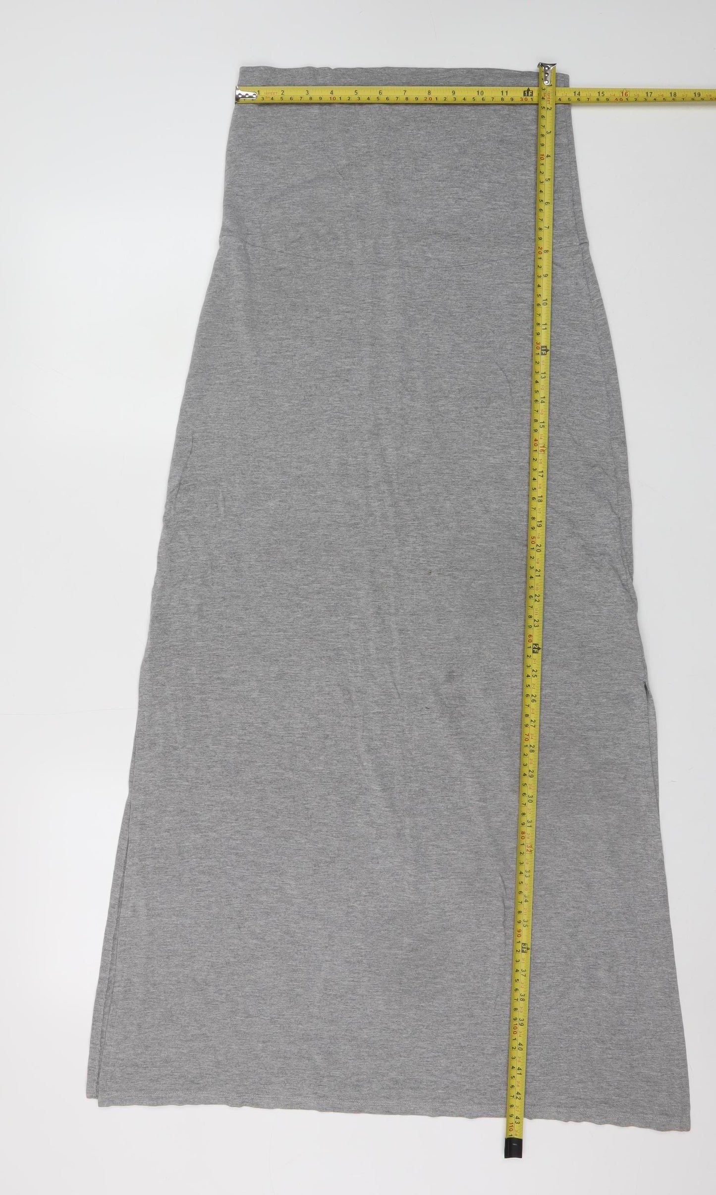 Séraphine Womens Grey Maternity Maxi Dress XS Long Jersey Stretch